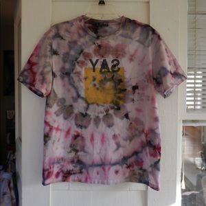 Custom Tie Dye Yas Yes Tee